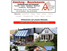 Tablet Screenshot of amelung.de